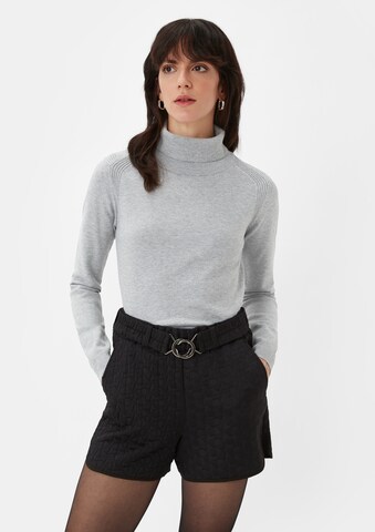 comma casual identity Pullover in Grau: predná strana