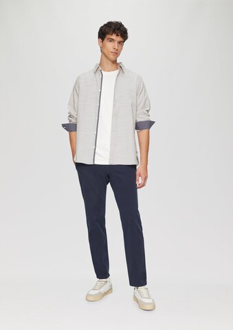 s.Oliver Slim fit Overhemd in Beige