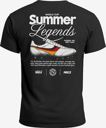 Neverless Shirt 'Soccer Summer Legends' in Schwarz: Vorderseite