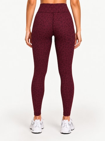 Skinny Leggings ' Velvara ' Smilodox en rouge
