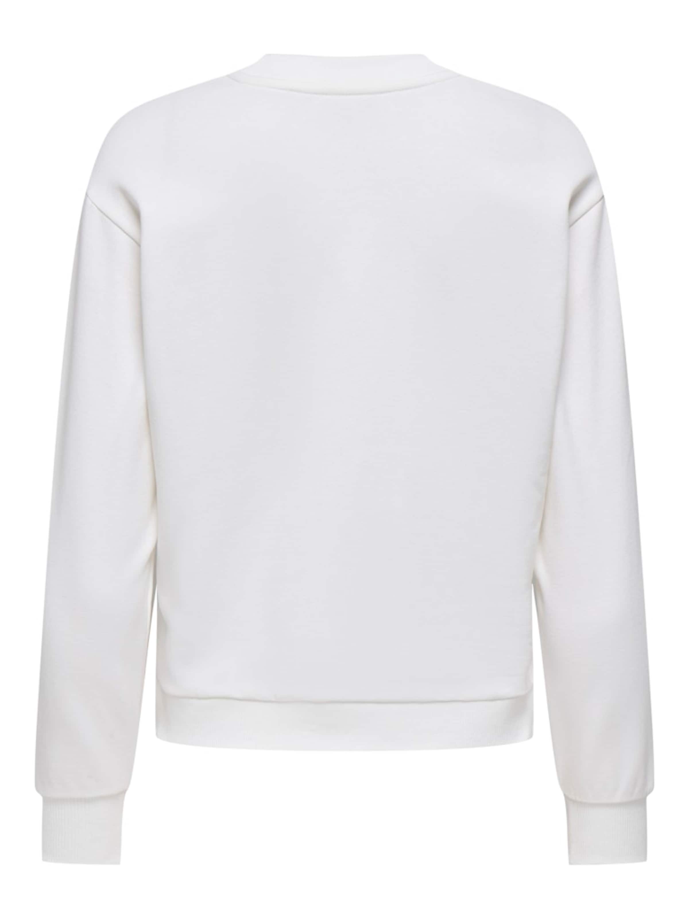 JDY Sweatshirt 'JDYPARIS' in White