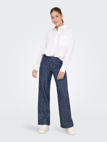 ONLY - Pierna ancha Pantalón 'ONLEVITA' en azul