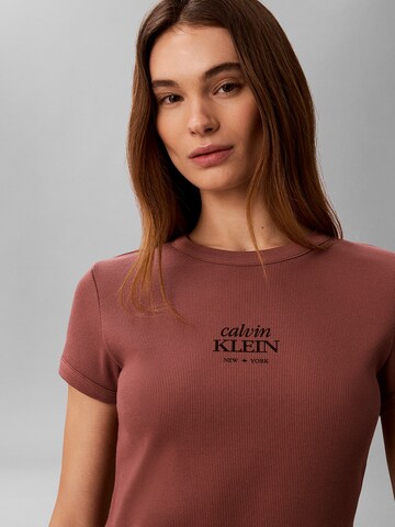 Calvin Klein Jeans Shirt in Bruin