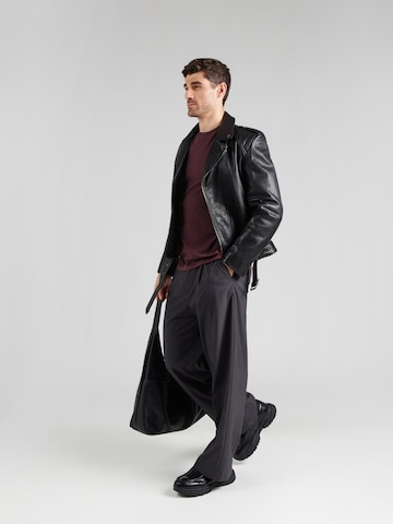 HUGO Majica 'Dero' | rjava barva