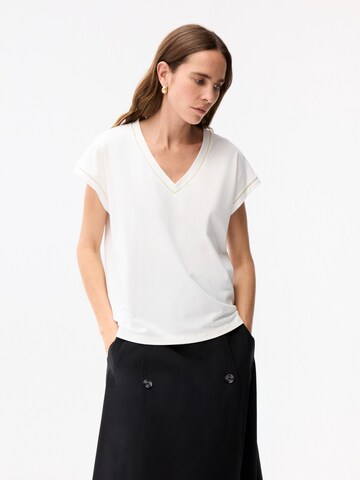 T-shirt adl en beige : devant