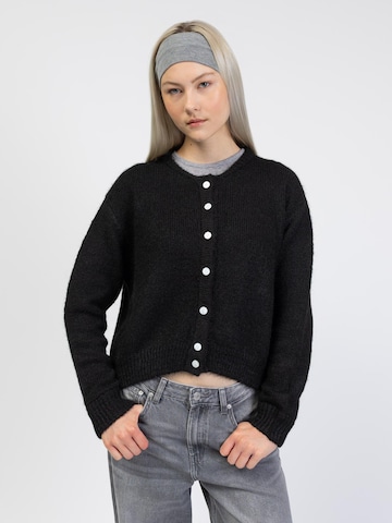 BROKE + SCHÖN Strickjacke‌‌‌‌‌‌‌ in Schwarz: Vorderseite