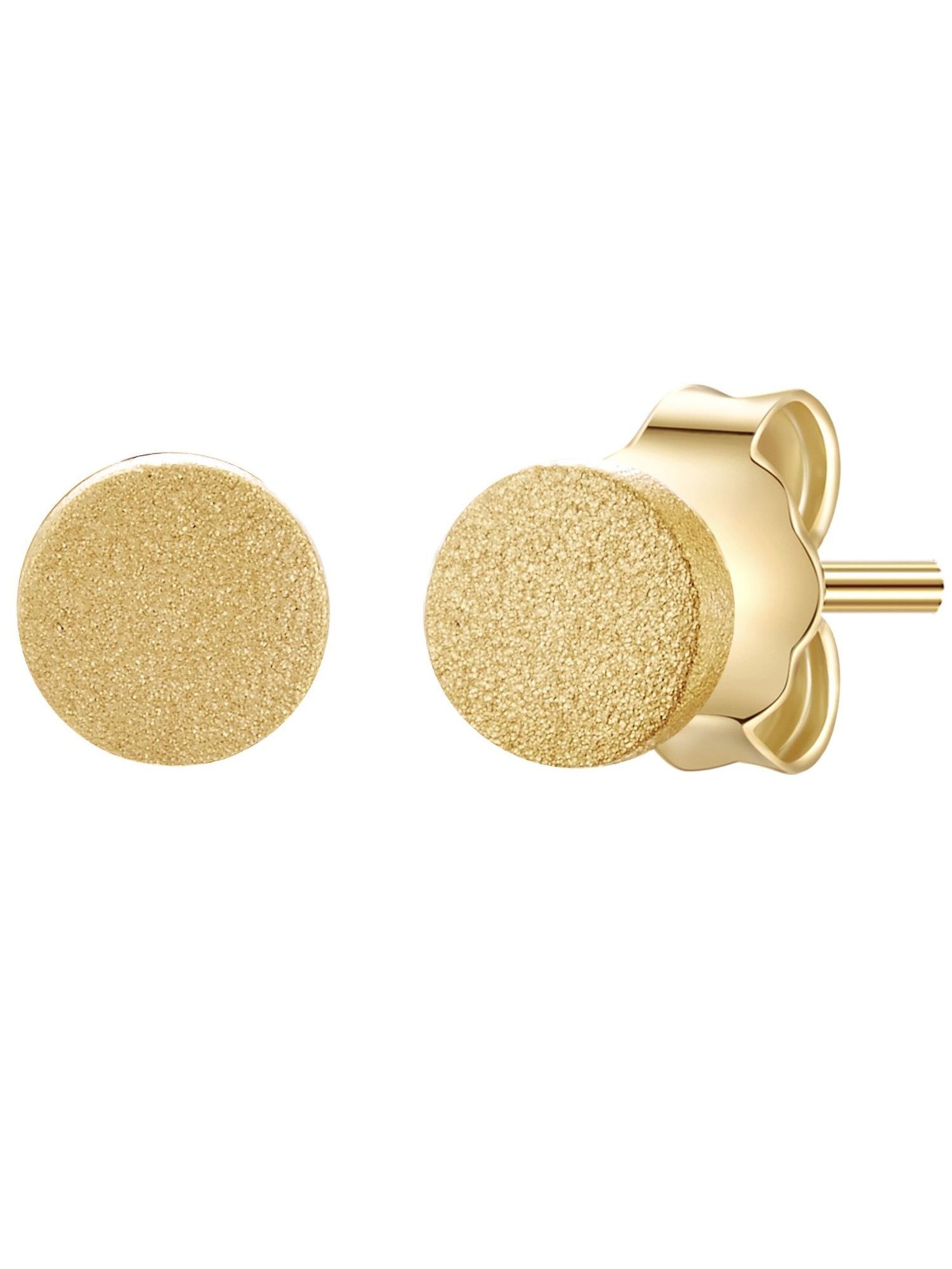 Boucles d'oreilles Glanzstücke München en or : devant