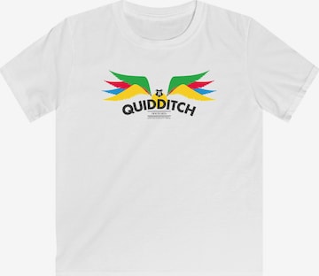 F4NT4STIC Shirt 'Harry Potter Quidditch Golden Snitch' in White: front