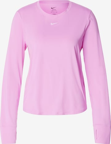 NIKE Функциональная футболка 'One Classic' в Ярко-розовый: спереди