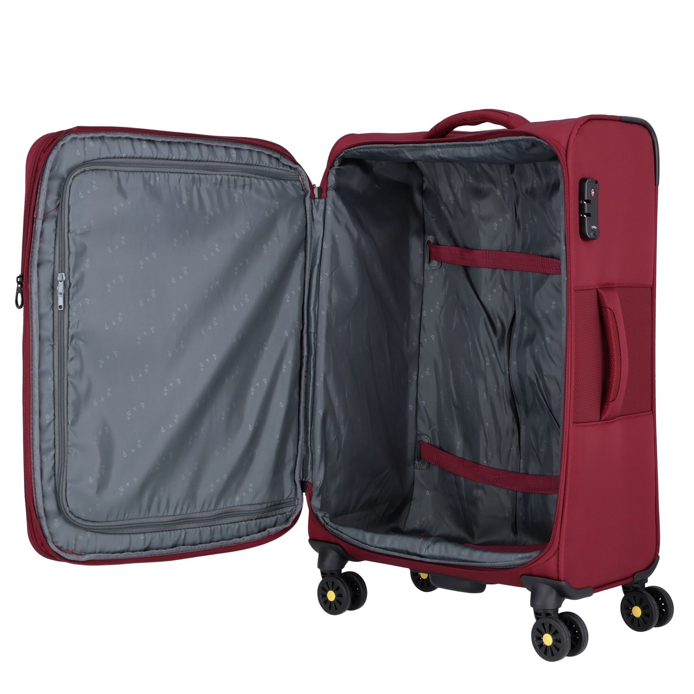 Ensemble de bagages 'Travel Line' D&N en rouge
