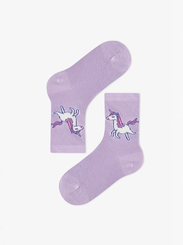 Penti Sokken 'PENTI Mädchen Loving Unicorn 2er-Pack Socken' in Gemengde kleuren