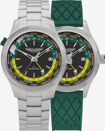 Montre à affichage analogique 'GRZ' Aston Martin en vert : devant