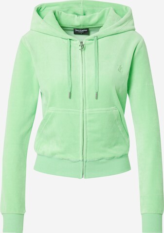 Juicy Couture Black Label Кофта на молнии 'ROBERTSON' в Зеленый: спереди