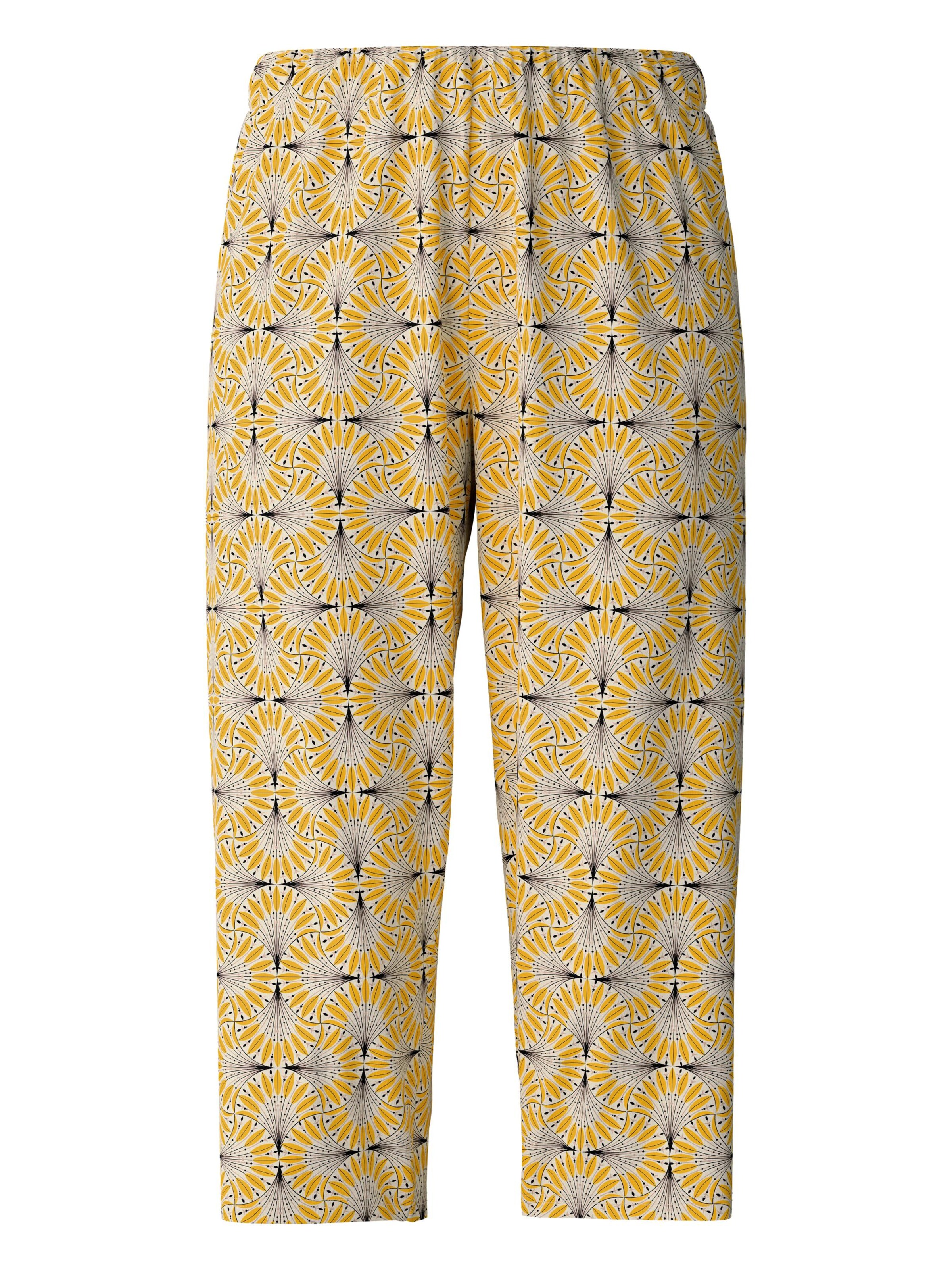 CALIDA Pyjamahose 'Favourites Sun'‌‌‌ in Gelb: Vorderseite