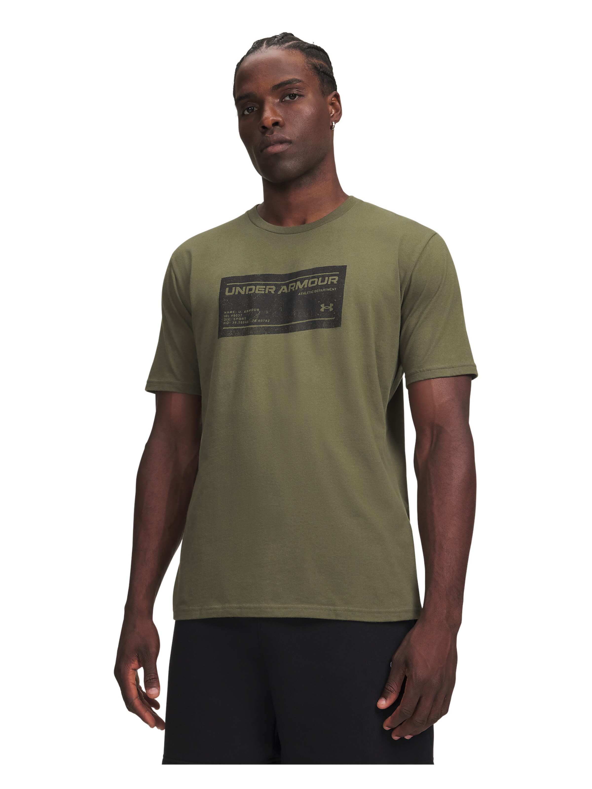 UNDER ARMOUR Functioneel shirt in Groen: voorkant
