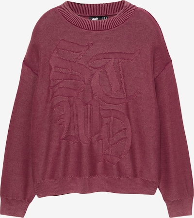 Pull&Bear Neulepaita värissä burgundin punainen, Tuotenäkymä