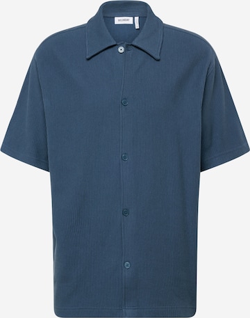 WEEKDAY - Comfort Fit Camisa em azul: frente