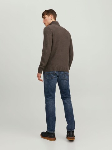 JACK & JONES Pullover 'Craig' in Braun