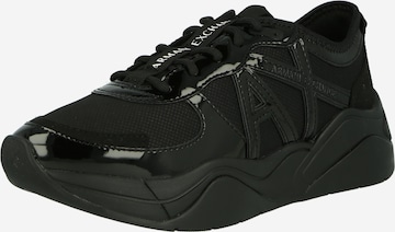 ARMANI EXCHANGE Sneakers in Black: front