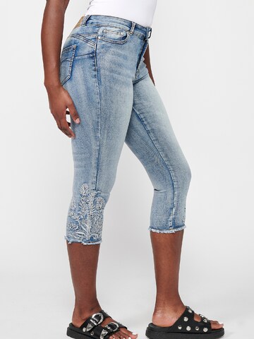 KOROSHI Skinny Jeans in Blau