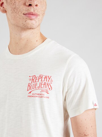 T-Shirt REPLAY en blanc