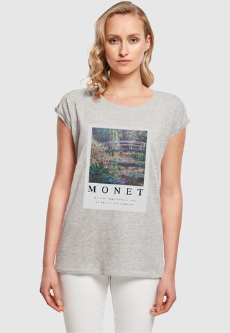 Merchcode Shirt 'Apoh - Monet Without' in Grijs: voorkant