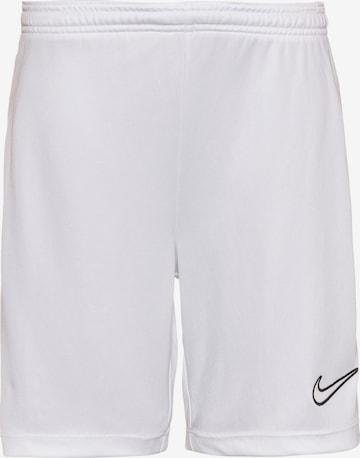 NIKE Workout Pants 'Academy23' in White: front