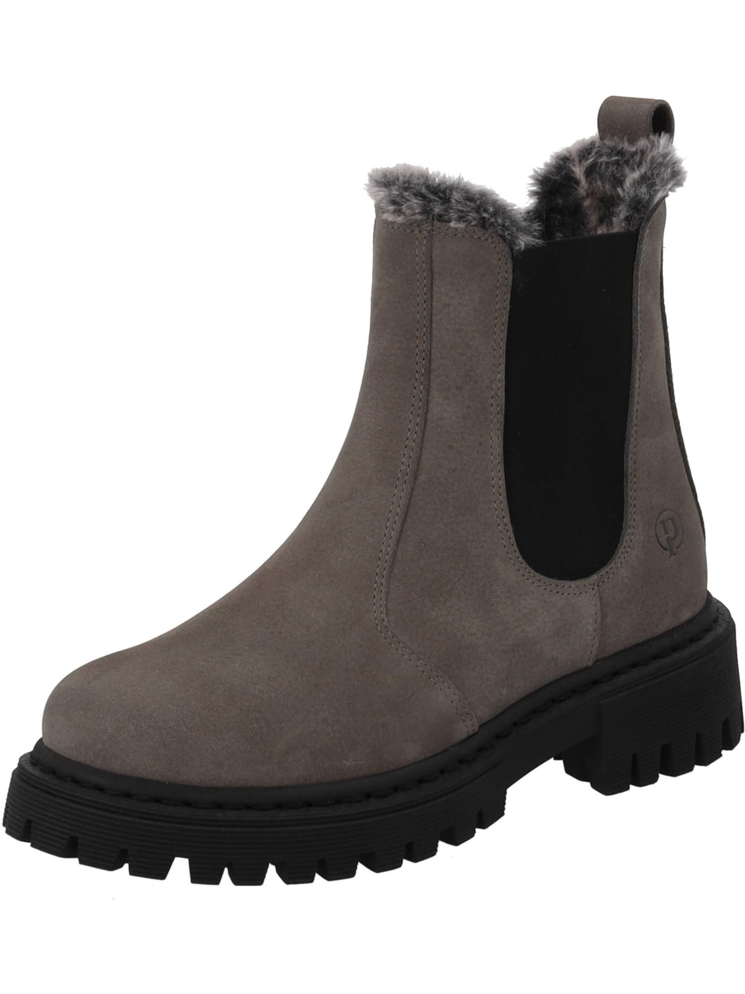 Palado Chelsea Boots 'Asseha' in Grau: Vorderseite