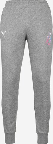 PUMA Tapered Workout Pants 'Neymar' in Grey: front
