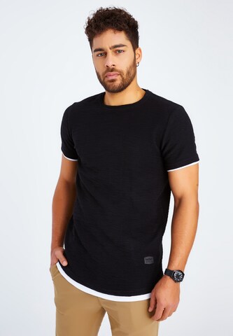 Leif Nelson Shirt in Black: front