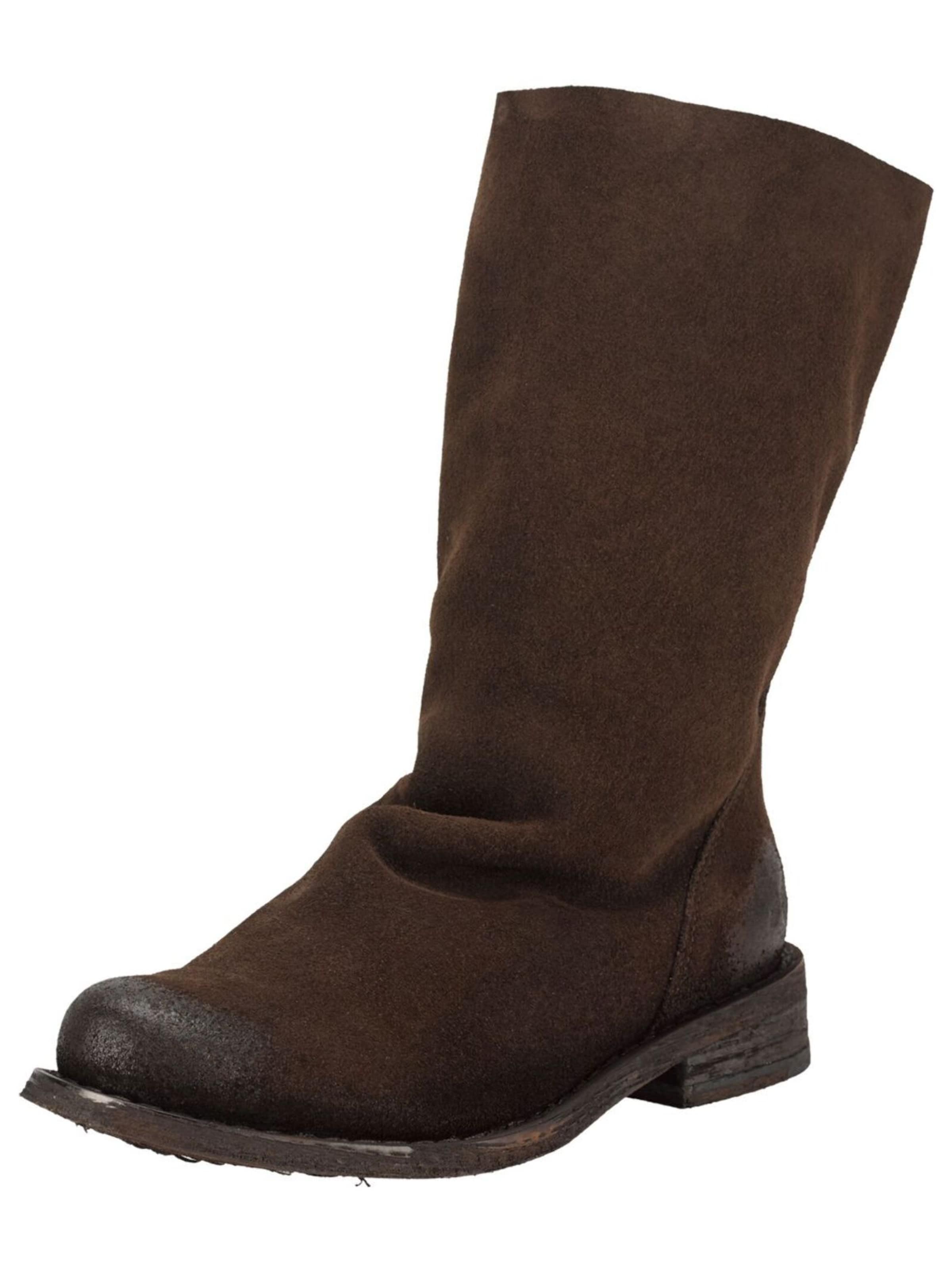 Felmini Wide Fit Ankle Boots in Brown: front