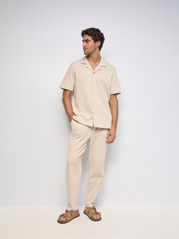 Salsa Jeans Regular fit Button Up Shirt in Beige