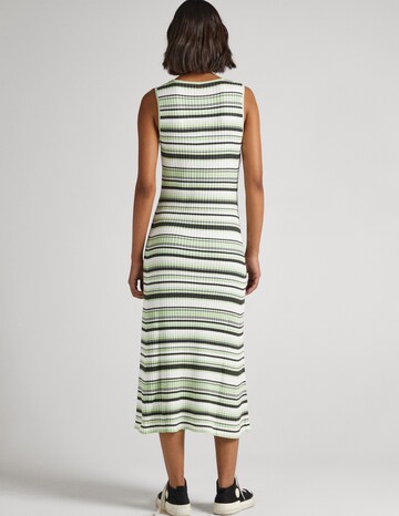 Pepe Jeans Knitted dress 'Doris' in Green