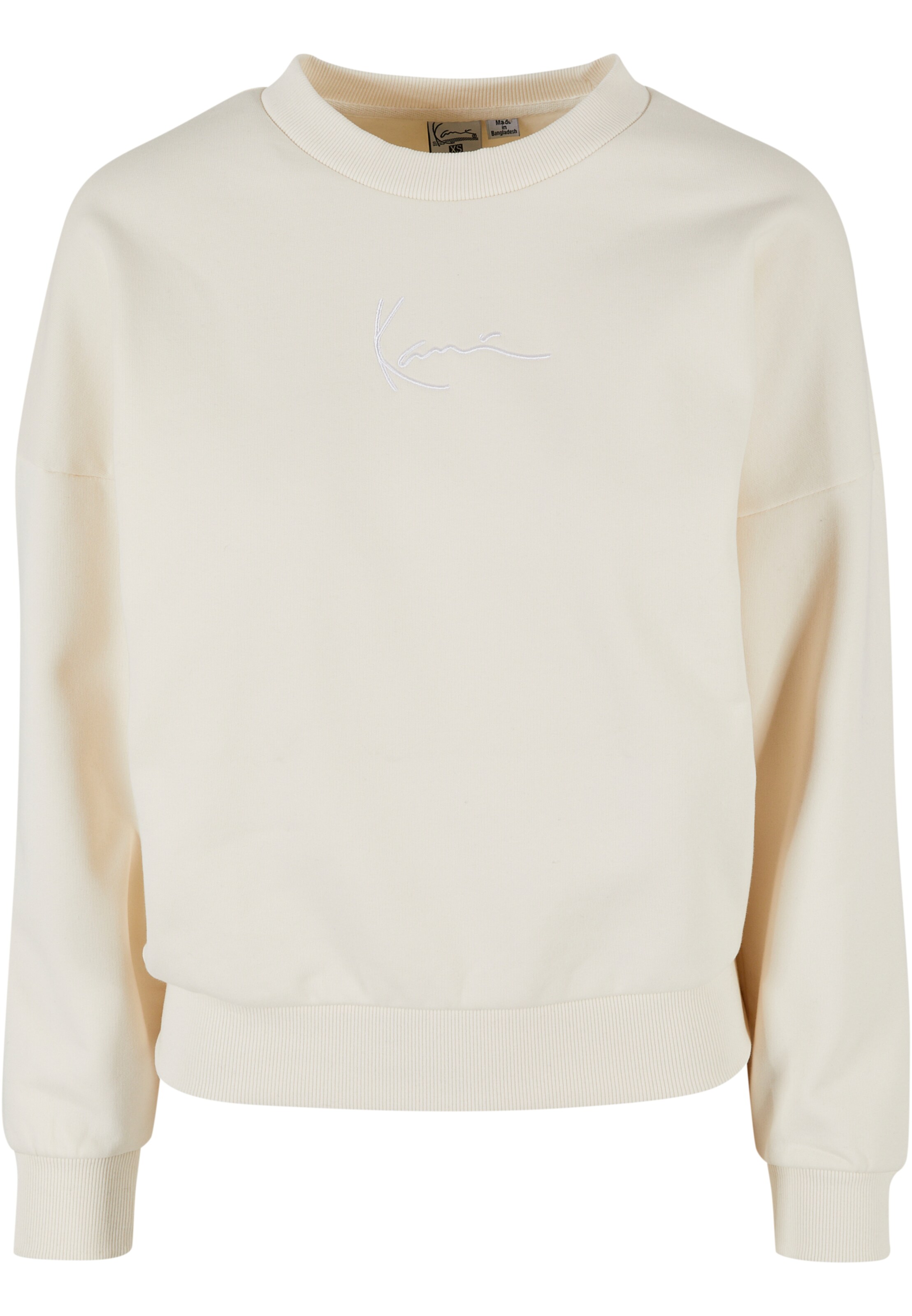 Felpa di Karl Kani in beige: frontale