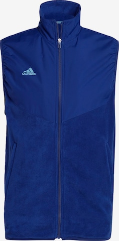 Gilet de sport 'Tiro' ADIDAS SPORTSWEAR en bleu : devant