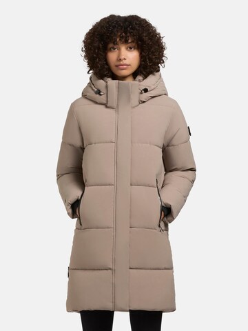 Cappotto invernale 'Haya Matt' di khujo in grigio: frontale