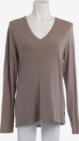 HUGO Shirt langarm M in Braun: Vorderseite