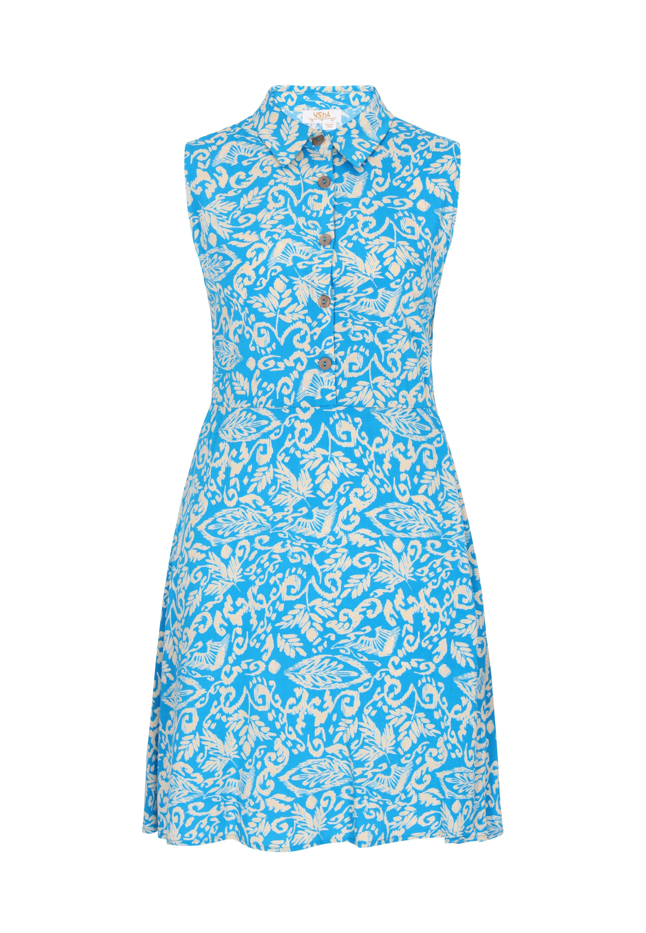 Robe usha FESTIVAL en bleu : devant