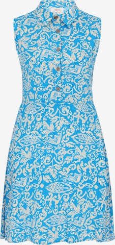 Robe usha FESTIVAL en bleu : devant