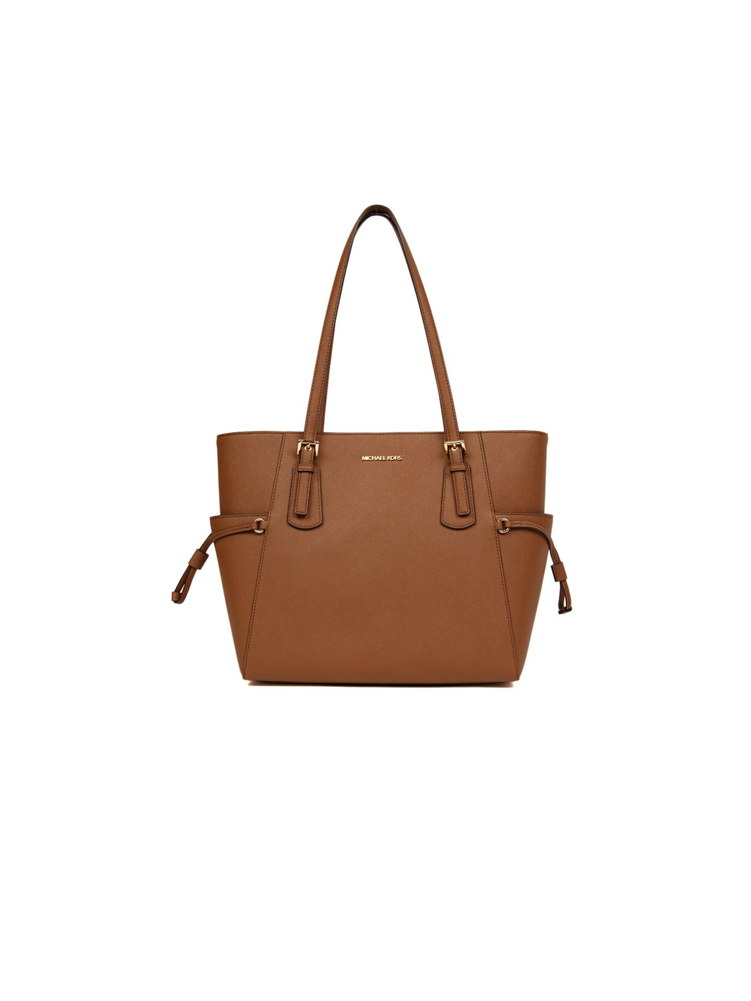 Borsa a mano 'Voyager Large East-West Tote' di Michael Kors in marrone: frontale
