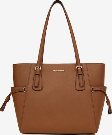Borsa a mano 'Voyager Large East-West Tote' di Michael Kors in marrone: frontale