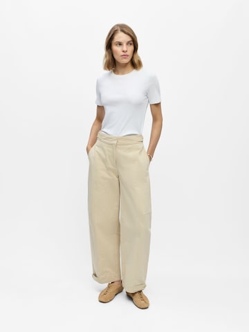 Barrel Pantaloni 'OBJShana' di OBJECT in beige
