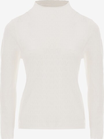 caissa Sweater in White: front
