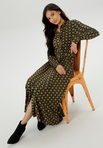 Aniston SELECTED Shirt Dress in Black