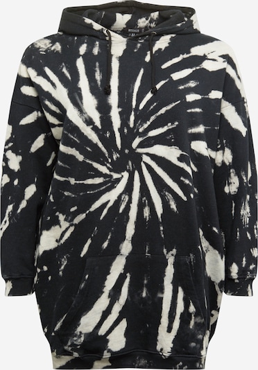 Missguided Plus Robe en noir / blanc, Vue avec produit