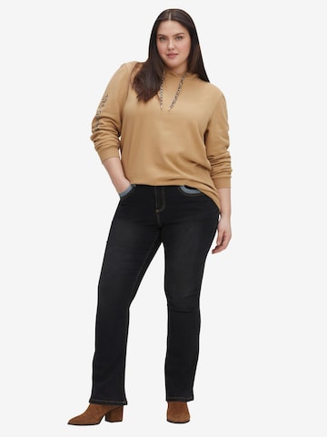 SHEEGO Boot cut Jeans in Black