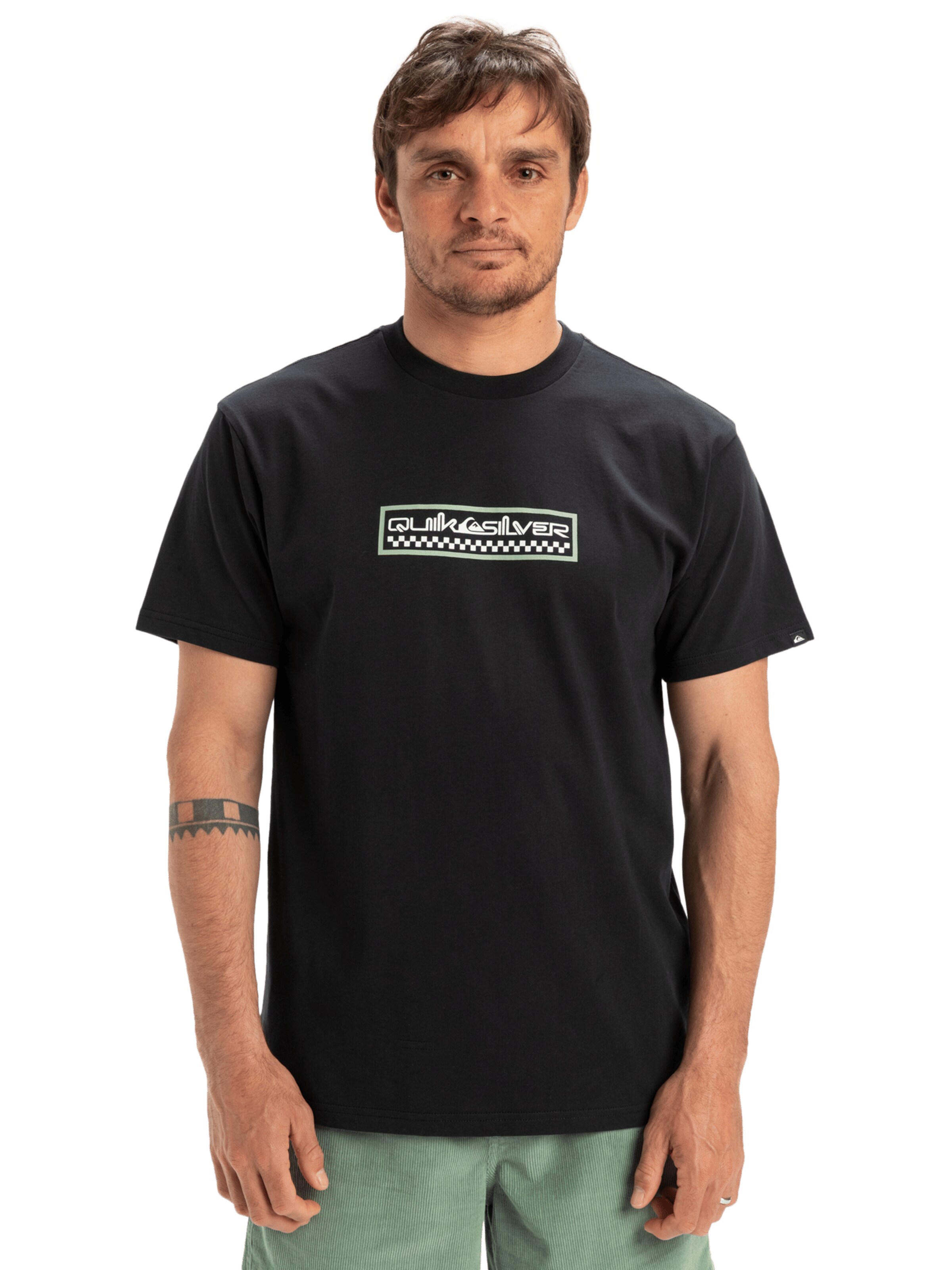 QUIKSILVER Shirt 'Ev Sun Dagger' in Black: front