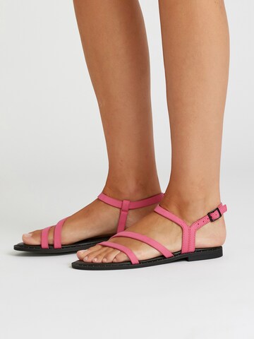 Pepe Jeans Strap Sandals 'HAYES JUICE' in Pink: front