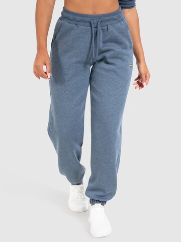 Effilé Pantalon de sport 'Amelia' Smilodox en bleu : devant