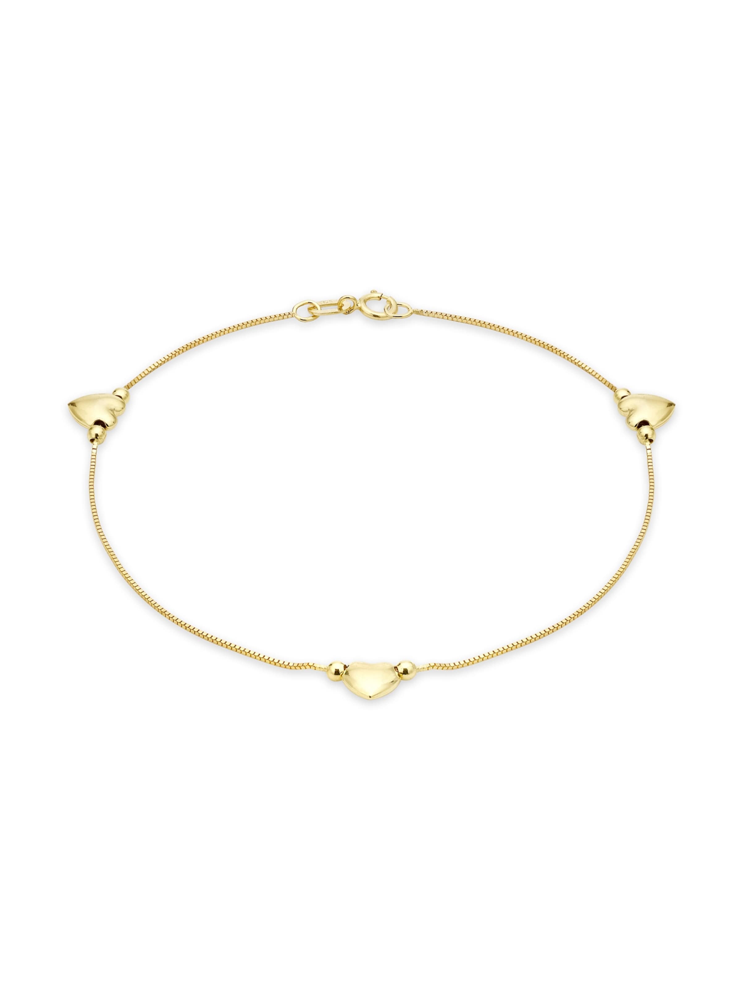 Lucardi Armband 'Klassisch' in Goud: voorkant